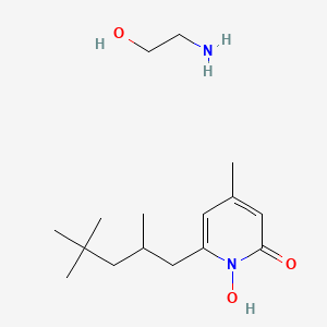 2D chemical structure of Sebunul-PO (Piroctone Olamine)