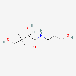 2D chemical structure of Stamin-B5-L (DL-Panthenol)