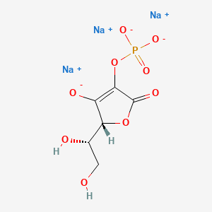2D chemical structure of Stamin-C-50 (Sodium Ascorbyl Phosphate)