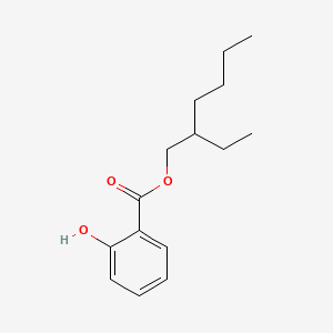 2D chemical structure of Sunbest-EHS (Ethylhexyl Salicylate)