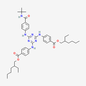 2D chemical structure of Sunbest-HEB (Diethylhexyl Butamido Triazone)