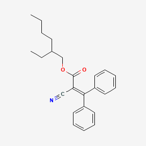 2D chemical structure of Sunbest-OCR (Octocrylene)
