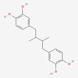 2D chemical structure of Vin-nu (Nordihydroguaiaretic Acid (NDGA))