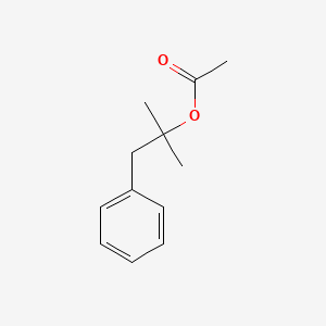 2D chemical structure of VinArom Fleur Galore (Dimethyl Benzyl Carbinyl Acetate)