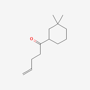 2D chemical structure of VinArom Lily Flora (Cyclohexyl Dimethylpentenal)