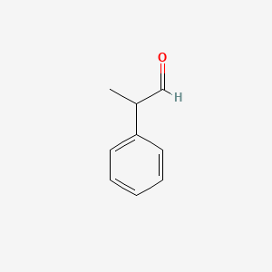 2D chemical structure of VinArom Wildflora (Hydratropic Aldehyde)