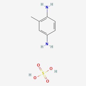 2D chemical structure of VINCOL 2,5-TDS HD (2,5-diaminotoluenesulphate)