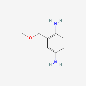 2D chemical structure of VINCOL 2MPP HD (2-methoxymethyl-p-phenylenediamine)