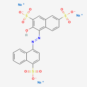 2D chemical structure of VINCOL Amaranth CC (CI 16185)