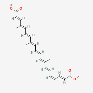 2D chemical structure of VINCOL Biotones Annatto (Bixin & Norbixin)