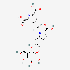 2D chemical structure of VINCOL Biotones Beet (Betanin)