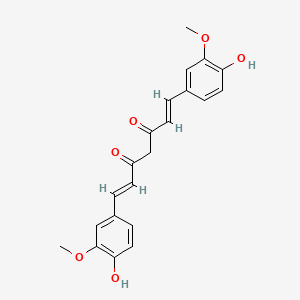 2D chemical structure of VINCOL Biotones Turmeric (Curcumin)