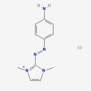 2D chemical structure of VINCOL Citrus Orange HC (Basic Orange 31)