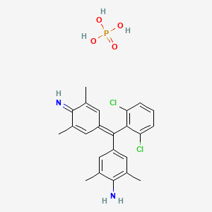 2D chemical structure of VINCOL Coral Blue HC (HC Blue 15)