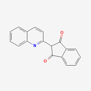 2D chemical structure of VINCOL Fiery Dandelion CC (D&C Yellow 11)
