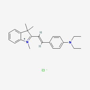 2D chemical structure of VINCOL Grapevine HC (Basic Violet 16)