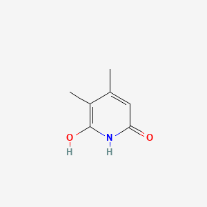 2D chemical structure of VINCOL HMP HD (2,6-Dihydroxy-3,4-dimethylpyridine)