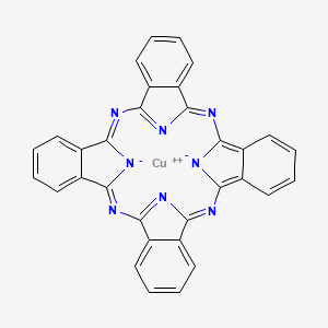 2D chemical structure of VINCOL Lapis Lazuli CP (Pigment Blue 15:4)
