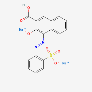 2D chemical structure of VINCOL Magenta Bloom CL (D&C Red 6 (Ba Lake))