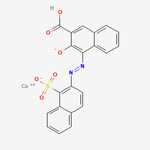 2D chemical structure of VINCOL Merlot CL (D&C Red 34 Ca Salt)