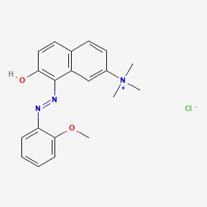 2D chemical structure of VINCOL Merry Berry HC (Basic Red 76)