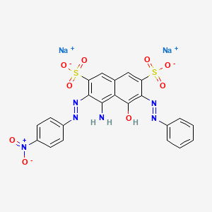 2D chemical structure of VINCOL Midnight Onyx (Acid Black 1)