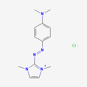 2D chemical structure of VINCOL Passion Rouge HC (Basic Red 51)