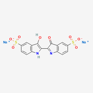 2D chemical structure of VINCOL Regal Indigo CL (FD&C Blue 2 (Aluminium Lake))