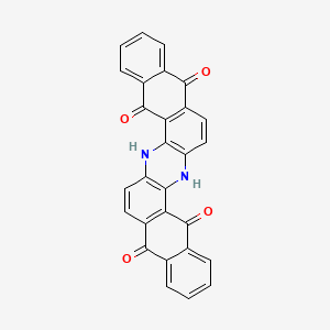 2D chemical structure of VINCOL Royal Navy CP (Pigment Blue 60)