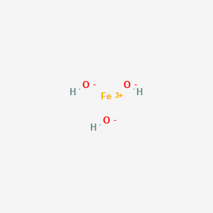 2D chemical structure of VINCOL Rustic Brass (Iron Oxide Yellow)