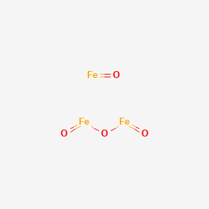 2D chemical structure of VINCOL Rustic Charcoal BA (Iron Oxide Black, Avocado Oil)