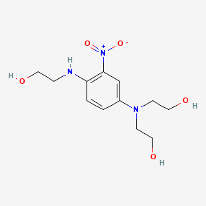 2D chemical structure of VINCOL Sapphire HC (HC Blue 2)