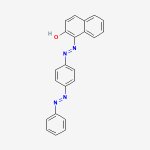 2D chemical structure of VINCOL Silky Crimson OS (D&C Red 17 (Oil Soluble))