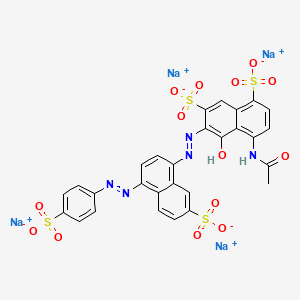 2D chemical structure of VINCOL Sleek Obsidian CP (Brilliant Black)
