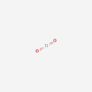2D chemical structure of VINCOL Ti Blanc P (Titanium Dioxide)