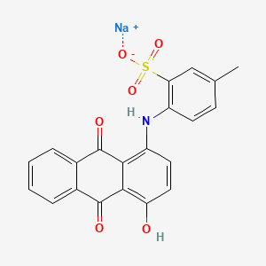 2D chemical structure of VINCOL Vibrant Mauve CC (Ext. D&C Violet 2)