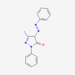 2D chemical structure of VINCOL Yellow Zucchini CC (CI 12700)