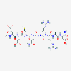 2D chemical structure of VinPep-BTX (Acetyl octapeptide-3)