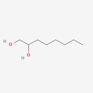 2D chemical structure of VinShield-CG (Caprylyl Glycol)