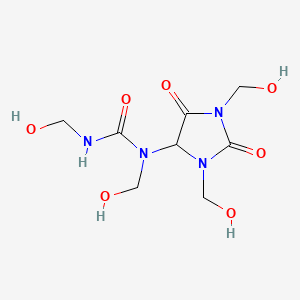 2D chemical structure of VinShield-DU (Diazolidinyl Urea)