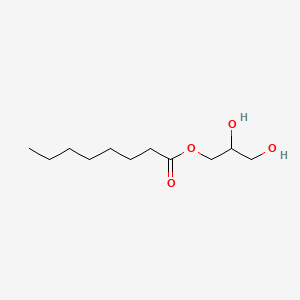 2D chemical structure of VinShield-GC (Glyceryl Caprylate)