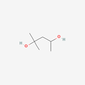 2D chemical structure of VinShield-HG (Hexylene Glycol)