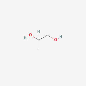 2D chemical structure of VinShield-PG (Propylene Glycol)